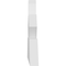 Ekena Millwork Saratoga Architectural Grade PVC Gable Bracket, 96"W x 16"H x 2"D x 6"F, 4/12 Pitch GBP096X16X0206SAR00 - alternate 3